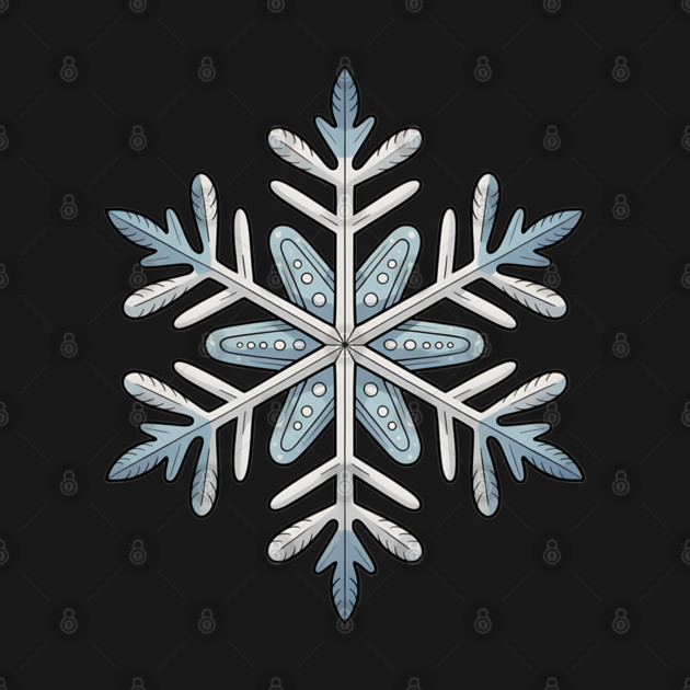 Vintage Snowflake Design for Winter Lovers by BirdsnStuff