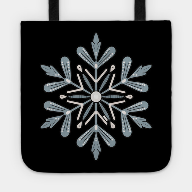 Vintage Snowflake Design for Winter Lovers Tote by BirdsnStuff