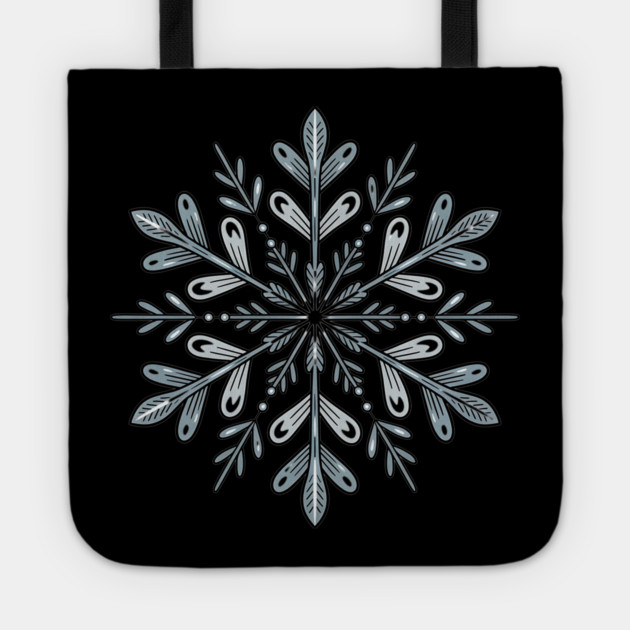 Vintage Snowflake Design for Winter Lovers Tote by BirdsnStuff