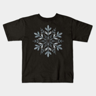 Vintage Snowflake Design for Winter Lovers Kids T-Shirt