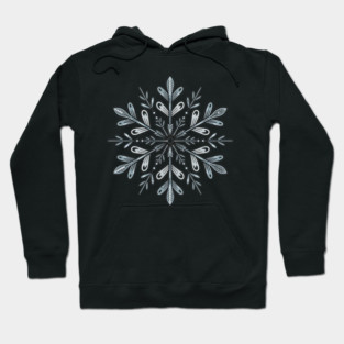 Vintage Snowflake Design for Winter Lovers Hoodie