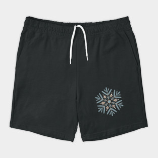 Vintage Snowflake Design for Winter Lovers Shorts