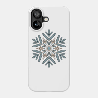 Vintage Snowflake Design for Winter Lovers Phone Case