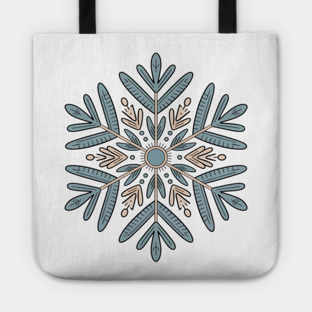 Vintage Snowflake Design for Winter Lovers Tote by BirdsnStuff