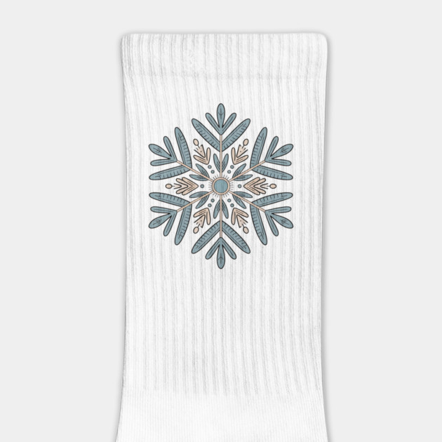 Vintage Snowflake Design for Winter Lovers by BirdsnStuff