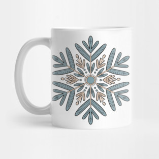 Vintage Snowflake Design for Winter Lovers Mug