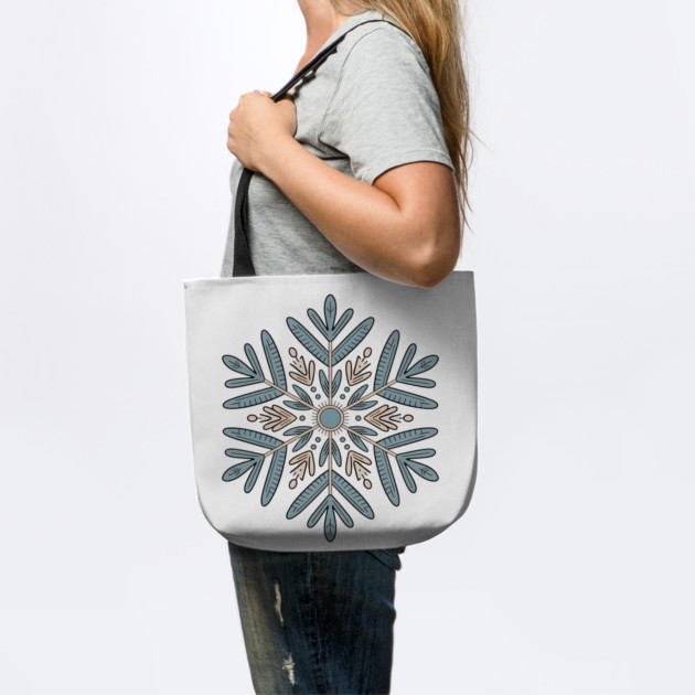 Vintage Snowflake Design for Winter Lovers by BirdsnStuff