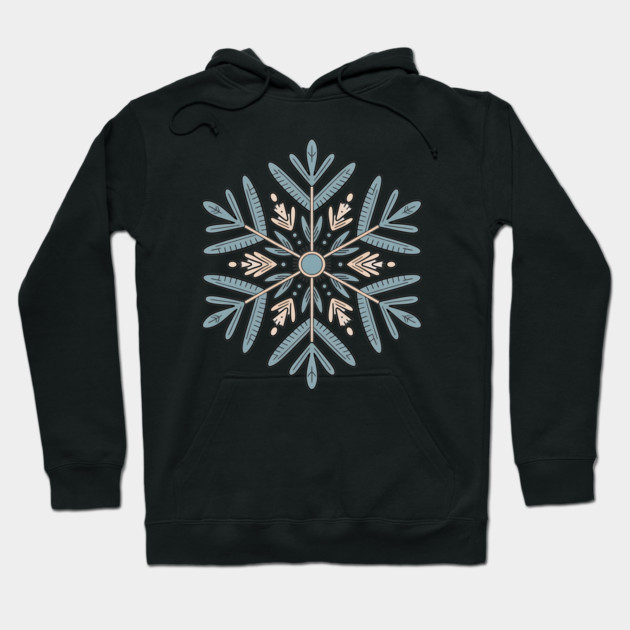 Vintage Snowflake Design for Winter Lovers Hoodie by BirdsnStuff