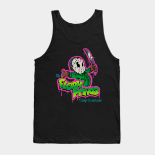 The Flesh Prince of Camp Crystal Lake | Jason Voorhees in cartoon horror style Tank Top