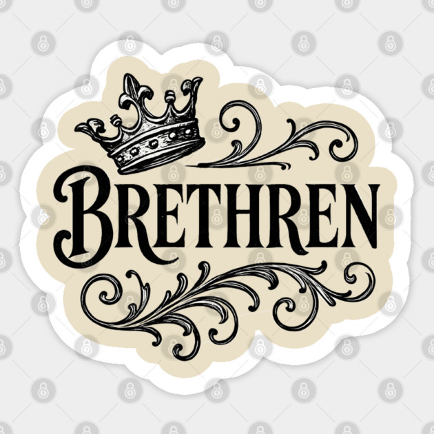 Brethren Heritage Crown Sticker by Lamar 's Store