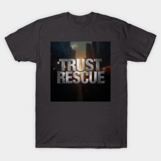 Urban Trust Rescue Typography T-Shirt