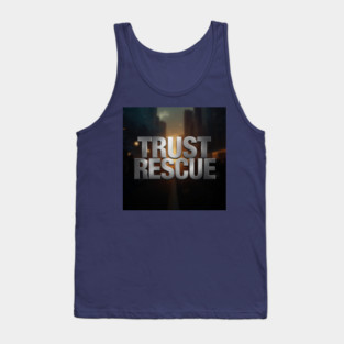 Urban Trust Rescue Typography Tank Top