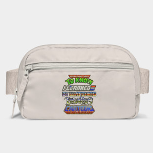 Everything I Need To Know Eighties Cartoons Bag