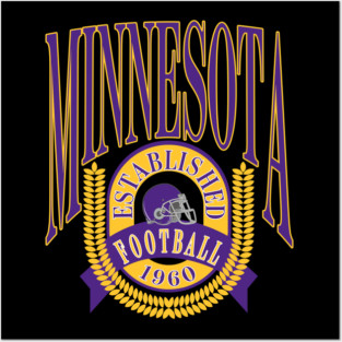 minnesota vikings football Posters and Art