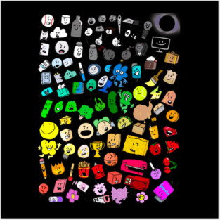 Bfdii Inanimate Insanity All Characters Posters and Art