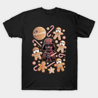 Star Wars Gingerbread Cookies Galactic Empire Holiday T-Shirt