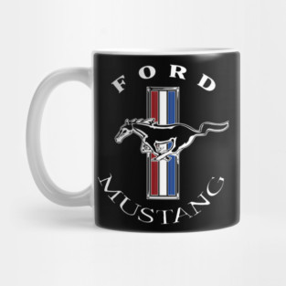 Ford Mustang Logo Colours Mug
