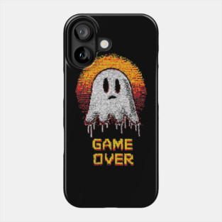 Game Over - Sad Retro Gaming Ghost Phone Case