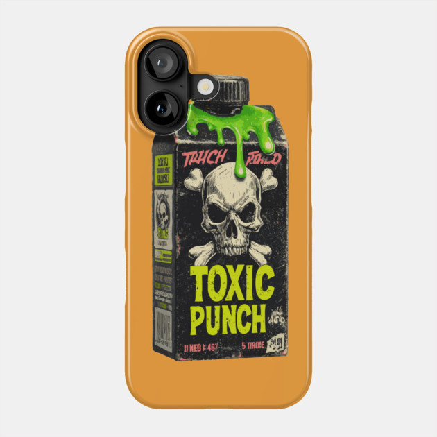 Toxic Punch - Funny Retro Juice Box Phone Case by TuncGK