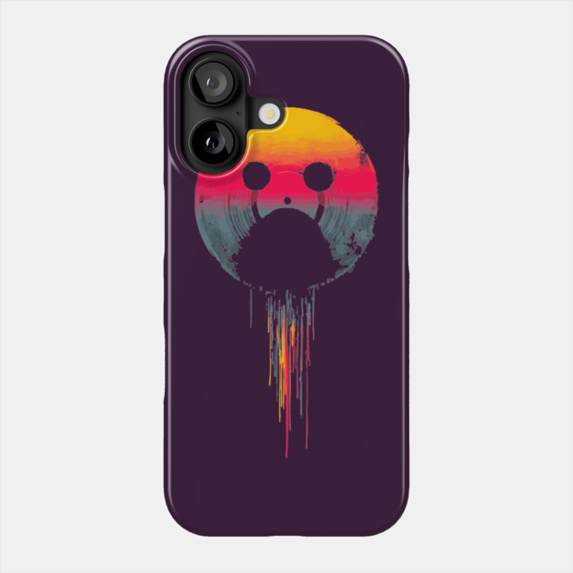 End of an Era - Sad Melting Vinyl Record Phone Case by TuncGK
