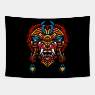 Mistic Mask Kublai Khan, Lady of the War Tapestry