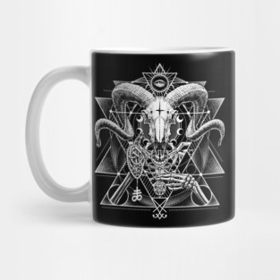 Baphomet - Dark Geometric Goat Mug