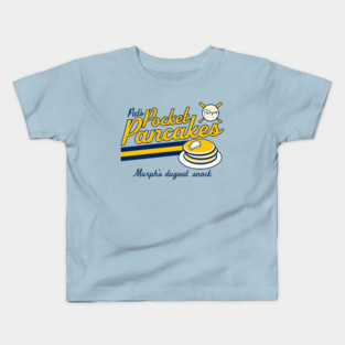 Brewers Coach Pat Murphy Pocket Pancakes Kids T-Shirt