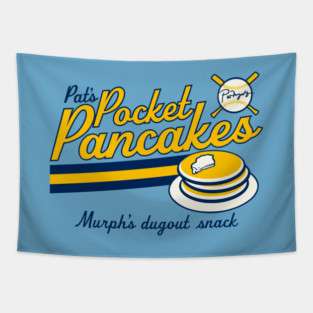Brewers Coach Pat Murphy Pocket Pancakes Tapestry