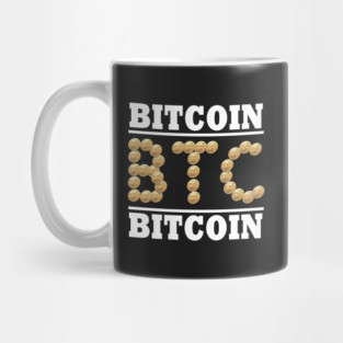 BTC Bitcoin Cryptocurrency meme Mug