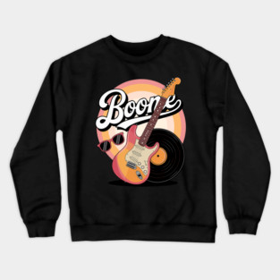 Boone Personalized Name Vintage Retro Girls Women Men Crewneck Sweatshirt