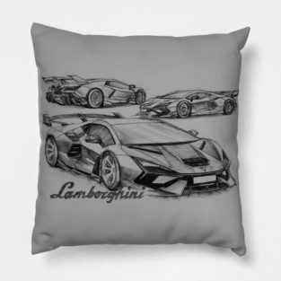 Lamborghini Pillow
