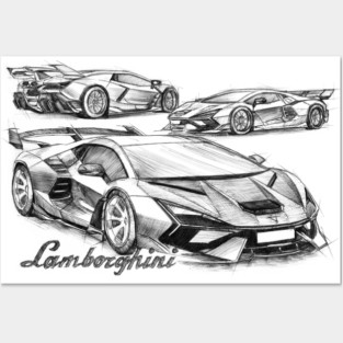 Lamborghini Posters and Art