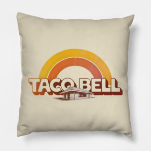 Vintage Taco Bell – Retro Rainbow Pillow