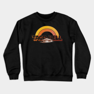 Vintage Taco Bell – Retro Rainbow Crewneck Sweatshirt