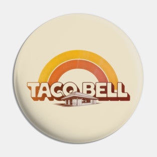 Vintage Taco Bell – Retro Rainbow Pin