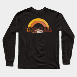 Vintage Taco Bell – Retro Rainbow Long Sleeve T-Shirt