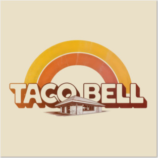 Vintage Taco Bell – Retro Rainbow Posters and Art