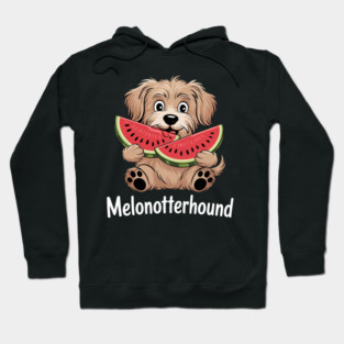 OTTERHOUND Dog Eating Watermelon MELONOTTERHOUND Mommy Daddy Hoodie