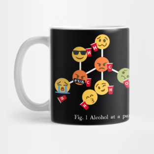 Alcohol at a Party (Dark) Mug