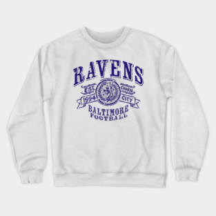 Ravens Vintage Football Crewneck Sweatshirt