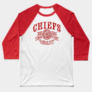 Chiefs Vintage Football Baseball T-Shirt