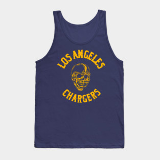 Chargers Skull Tank Top
