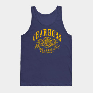 Chargers Vintage Football Tank Top