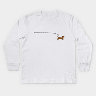 can I pet your dog? Kids Long Sleeve T-Shirt