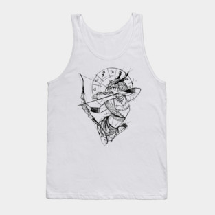 Sagittarius Zodiac Tank Top