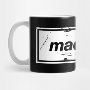 Mad Fer It - The Oasis Edition Mancunian Indie Statement White Mug