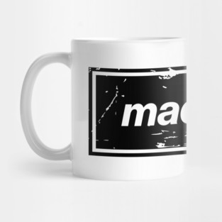 Mad Fer It - The Oasis Edition Mancunian Indie Statement Black Mug