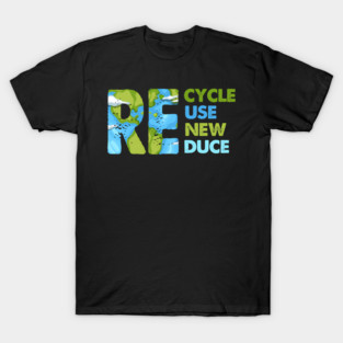 Recycle Reuse Renew Rethink Crisis Environmental Activism T-Shirt - Foto 10
