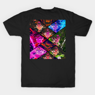 Magical Collage – Sailor Moon Anime Character Ensemble T-Shirt