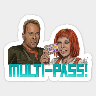Fifth Element: Multi-Pass! Sticker